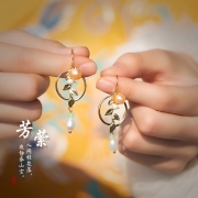 Tassel Long Drop Earrings for Women, Vintage Dangle Earrings, 2025 New Arrival Ancient Style Pearl Ear Accessories.