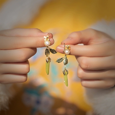 2025 New - style Chinese - style Ancient - inspired Ear Accessories: Long - style Ear Drops for the New Year, Ideal for Hanfu